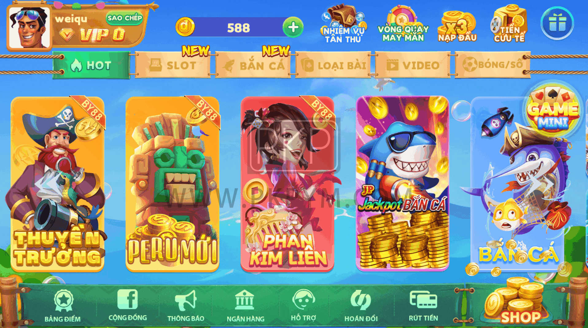 越南BY88游戏系统源码 | 棋牌＋Slots平台程序 商品图片 3
