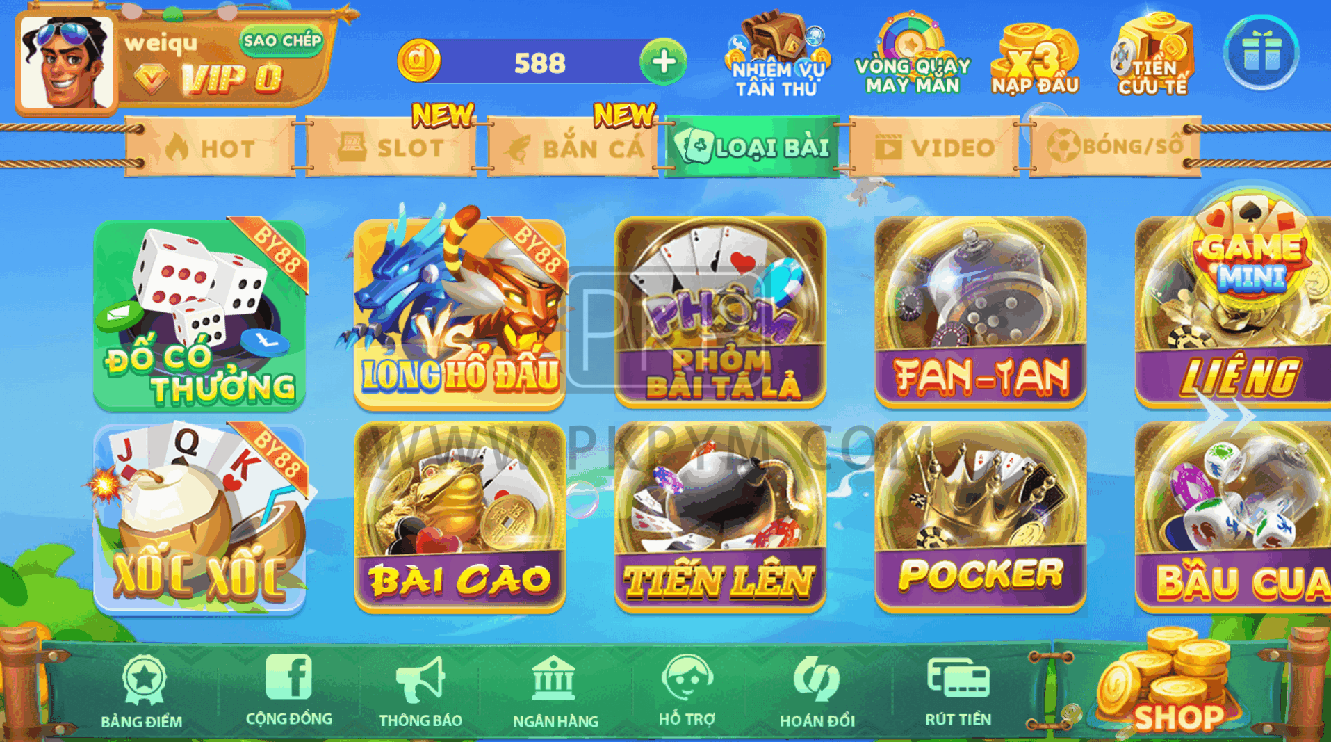 越南BY88游戏系统源码 | 棋牌＋Slots平台程序 商品图片 8